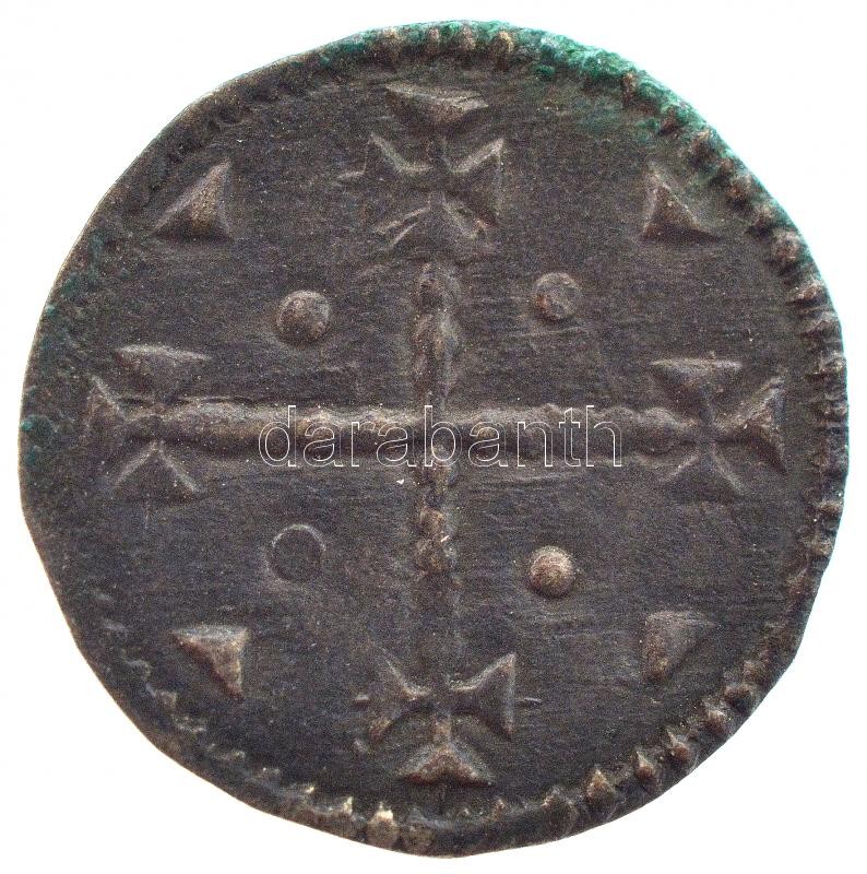 1141-1162. Denar Ag 'II. Géza' (0,24g) T:1- patina Hungary 1141-1162. Denar Ag 'Geza II' (0,24g) C:AU patina Huszár: 150., Unger I.: 74.