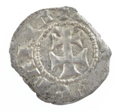 1384. Denár Ag 'Mária' (0,43g) T:2,2- Hungary 1384. Denar Ag 'Maria' (0,43g) C:XF,VF Huszár: 569., Unger I.: 443