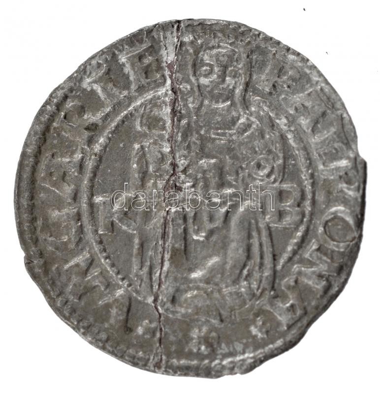 1542K-B Denár Ag 'I. Ferdinánd' (0,56g) T:2,2- rep. Hungary 1542K-B Denar Ag 'Ferdinand I' (0,56g) C:XF,VF cracked Huszár: 935., Unger II.: 745.a - Image 2