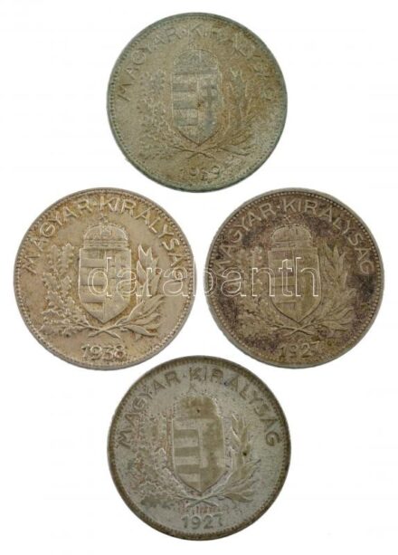 1927-1939. 1P Ag (4db, 3xklf) T:2-,3 Adamo P6