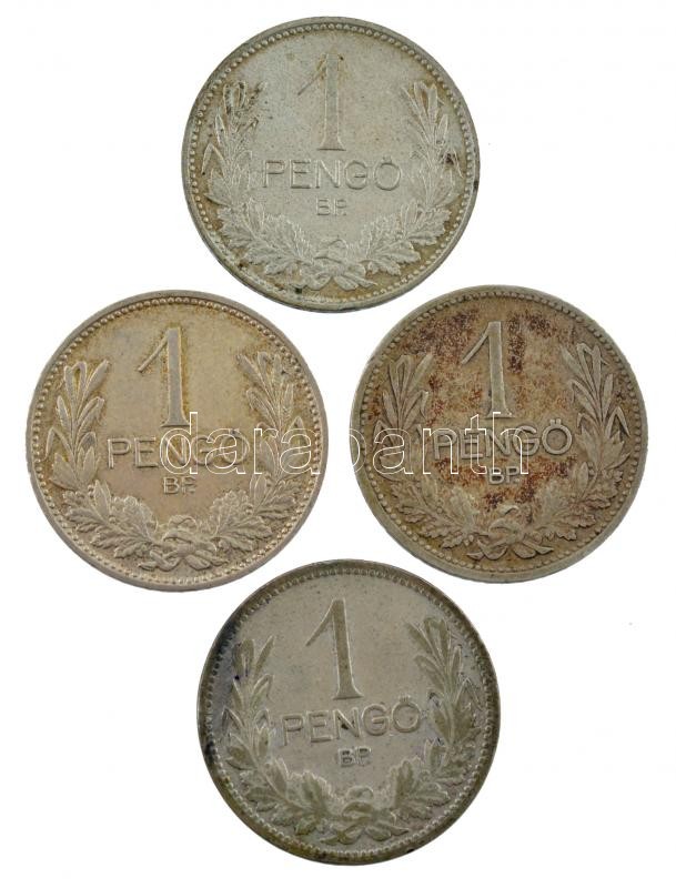 1927-1939. 1P Ag (4db, 3xklf) T:2-,3 Adamo P6 - Image 2