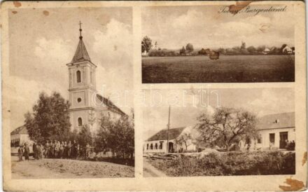 Tobaj (Németújvár, Güssing), Kirche, Geschäfte / templom, üzletek / church, shops (EK)