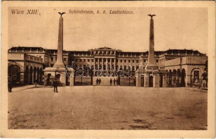 Wien, Vienna, Bécs XIII. Schönbrunn, K.k. Lustschloss
