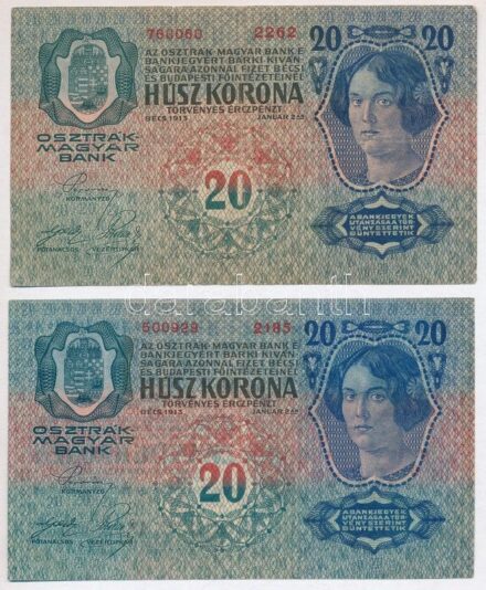 1913. 20K (4x) T:III Adamo K18
