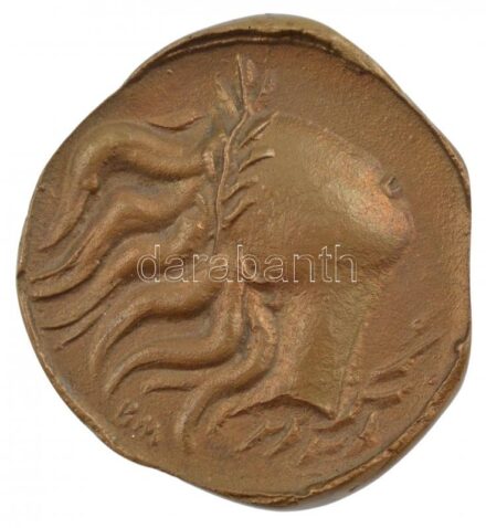 Borsos Miklós (1906-1990) DN 'Sellő' a Szegedi Nyári Tárlat érme, kétoldalas, öntött bronz érem (~68-73mm) T:1-