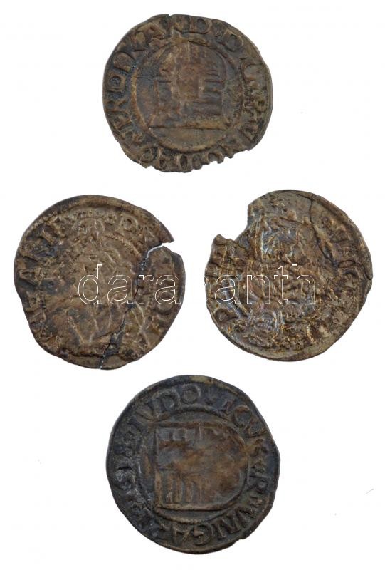 1505-1549. Denár Ag (4xklf) T:2-,3 patina, repedések - Image 2