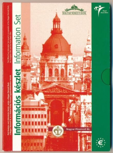 Hollandia 2003. 1c-2E (8xklf) + 'Népszavazás Magyarország Európai Uniós csatlakozásáról' fém emlékérem (29,2mm) , 'Magyar Nemzeti Bank Információs készlet' forgalmi szett dísztokban, magyar és angol nyelvű T:1,PP Netherlands 2003.