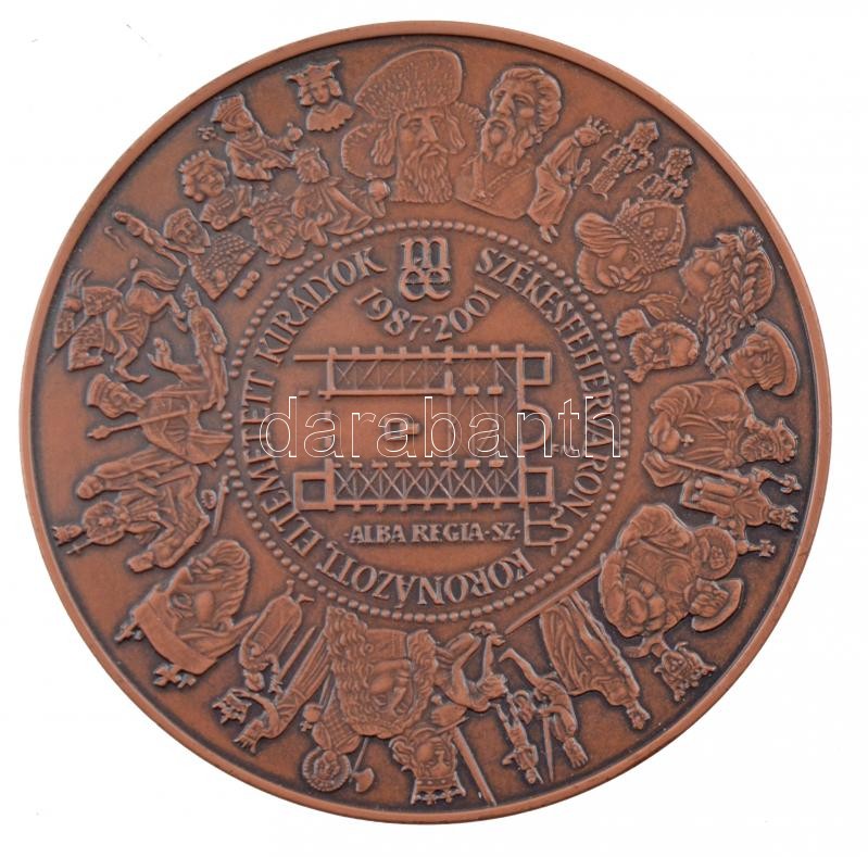 Fritz Mihály (1947- ) 2011. 'Habsburg királyok 2002-2011 / MÉE 1987-2001 Székesfehérváron koronázott, eltemetett királyok' a Királysor záróérme (65mm) T:1,1- Adamo SF52 - Image 2