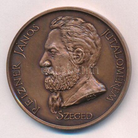 Lapis András (1942-) / Fritz Mihály (1947-) 1989. 'Reizner János jutalomérem - Szeged / Alapítva az éremgyűjtők Csongr. M. Szerv. alakulásának 20. évfordulóján' kétoldalas bronz emlékérem (42,5mm) T:1- Adamo SGe1