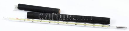 Tejfokoló, tokban, h: 25,5 cm