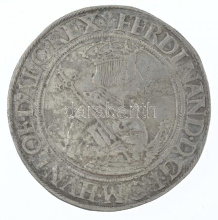 Ausztria ~1546-1555. Tallér Ag 'I. Ferdinánd' (28,61g) T:2-,3 Austria ~1546-1555. Thaler Ag 'Ferdinand I' (28,61g) C:VF,F Davenport 8014