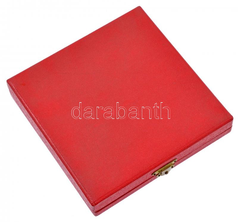 1971. 'Könnyűszerkezetes Építés Fejlesztése' egyoldalas öntött Br plakett tokban . Szing.: CS (72,5mm) T:1 - Image 2