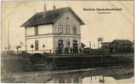 1915 Jászárokszállás, vasútállomás (HÉV III. osztály típusépület)