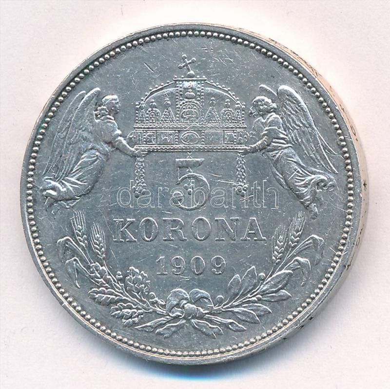 1909KB 5K Ag 'Ferenc József' T:2 ph. Adamo K7 - Image 2