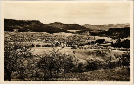 Balingen, Balinger Berge i. Vordergrund Zillhausen