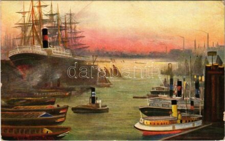 Steamship. Marke 'Egemes' Serie 30. Nr. 3. (EK)