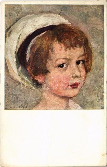 Children art postcard. B.K.W.I. 671-1. (fa)