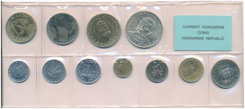 1994. 10f-200Ft (11xklf) érmés forgalmi sor fóliatokban T:1 - Image 2