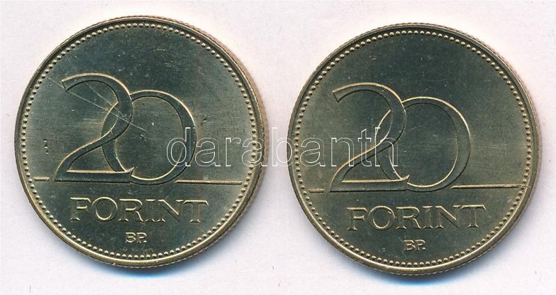 2003. 20Ft Cu-Ni 'Deák' (2x)T:1- patina Adamo FOEM2 - Image 2