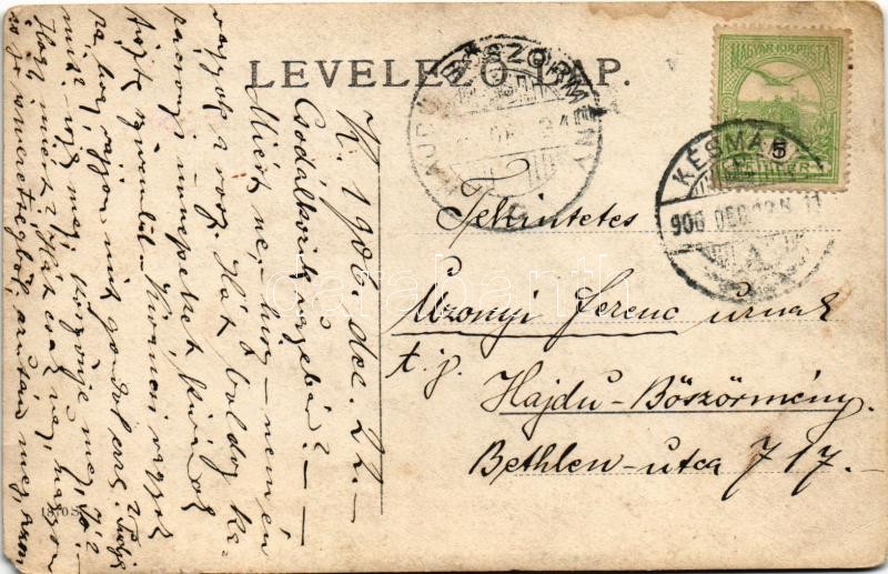 1906 Késmárk, Kezmarok; Thököly hamvainak elhelyezése október 30-án, újra temetés / funeral (reburial) ceremony of Emeric Thököly. photo (EK) - Image 2