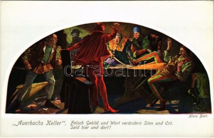 'Auerbachs Keller' Goethe - Faust s: Hans Best (EK)