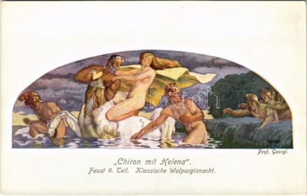 'Chiron mit Helena' Faust II. Teil. Klassische Walpurgisnacht. Goethe - Faust s: Prof. Georgi