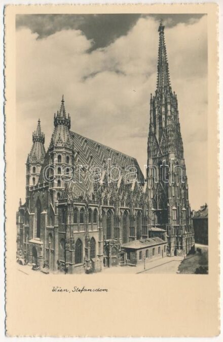 Wien, Vienna, Bécs; Stefansdom / cathedral (wet damage)