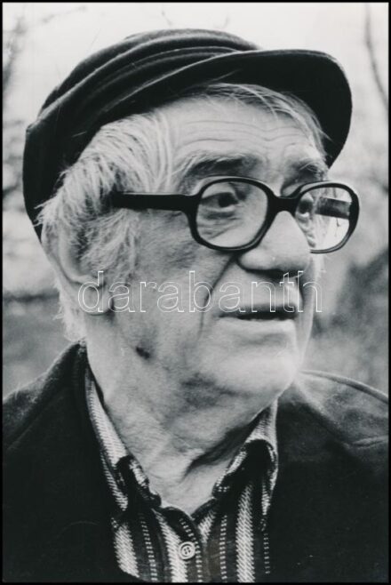 Tóth Sándor (1935-): Amerigo Tot, 1984, Kecskemét. Fotó, későbbi előhívás, jelzés nélkül, 30x20 cm