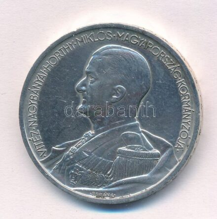 1939. 5P Ag 'Horthy balra' T:2 Adamo P8.2