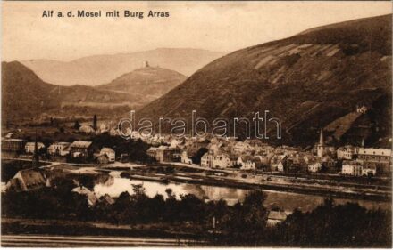 Alf an der Mosel mit Burg Arras / general view, castle