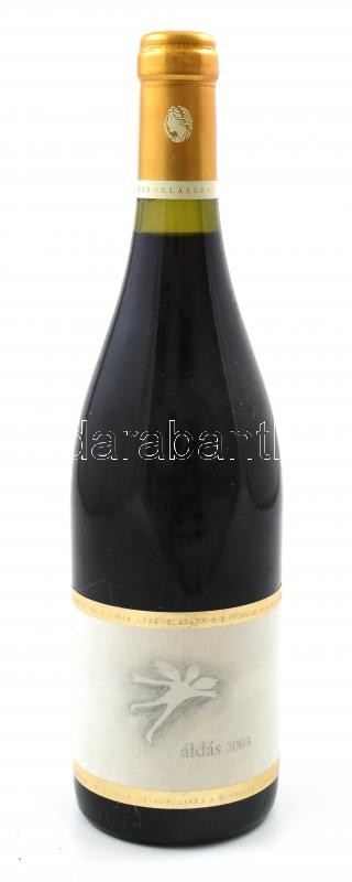 2003 St. Andrea Áldás Egri Bikavér, bontatlan palack száraz vörösbor, szakszerűen tárolt, 13,6%, 0.75l
