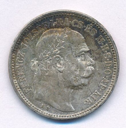 1915KB 1K Ag 'Ferenc József' T:2,2- patina Adamo K5.1