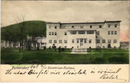 1908 Purkersdorf, Sanatorium Kurhaus (Rb)