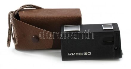 Kijev 30 szovjet mini fényképezőgép, jó állapotban, tokban / Kiev 30 vintage USSR miniature camera, in good condition