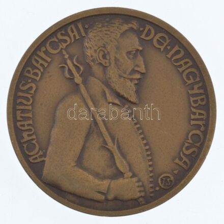 Tóth Sándor (1933-2019) 1988. 'MÉE Hajdú-Bihar Megyei szervezete / Barcsai Ákos' piedfort bronz emlékérem (42,5mm) T:1- Adamo DE13