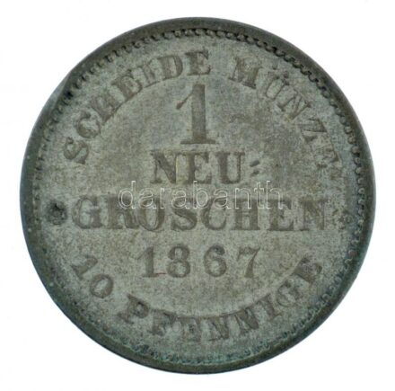 Német Államok / Szászország - Albertine 1867B 1gr Ag T:2,2- patina German States / Saxony - Albertine 1867B 1 Neu-Groschen Ag C:XF,VF patina Krause KM# 1221
