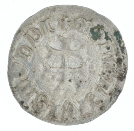 ~1390. Denár Ag 'Zsigmond' hibrid veret (0,51g) T:1- Hungary ~1390. Denar Ag 'Sigismund' hybrid strike (0,51g) C:AU Huszár: előlap: 575., hátlap: 576., Unger I.: előlap: 448., hátlap: 449.