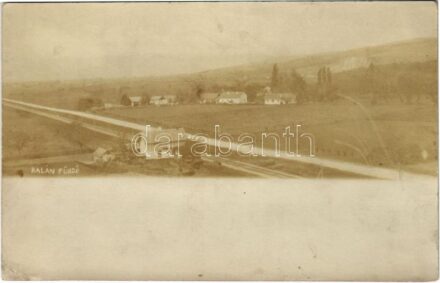 ~1899 (Vorläufer) Kalánfürdő, Calan Bai (Pusztakalán, Kalán, Calan); vasútállomás / Gara / railway station. photo (EK)