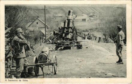 A harminc és feles ágyú. Képes Újság pünkösdi ajándéka az olvasóknak / WWI K.u.k. military, 30,5 cannon