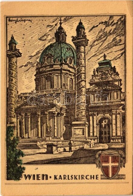 Wien, Vienna, Bécs; Karlskirche s: Heinz Wagner (EK)