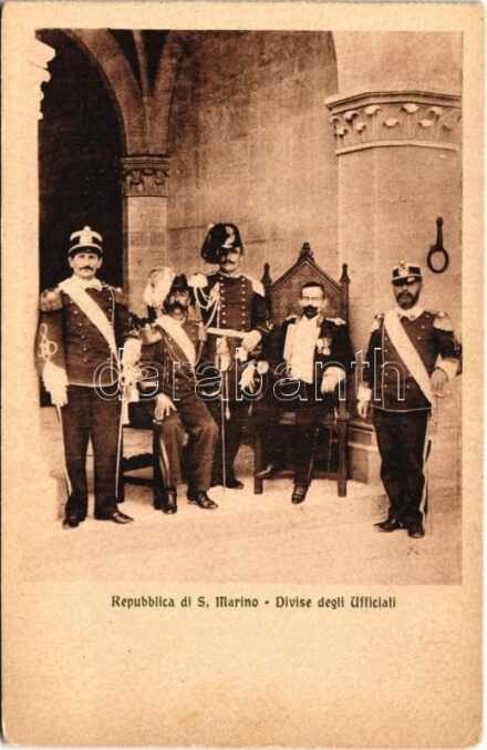 San Marino, Divise degli Ufficiali / officers in uniforms (EK)