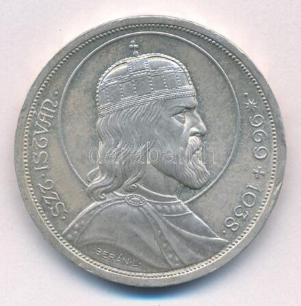 1938. 5P Ag 'Szent István' T:1-,2 Adamo P8.1