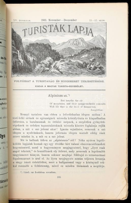 1898-1908 A Turisták Lapja 5 db száma - Image 2