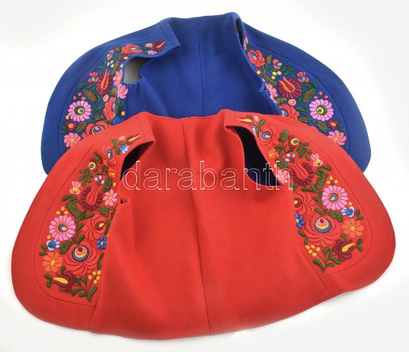 2 db matyó hímzéses mellény