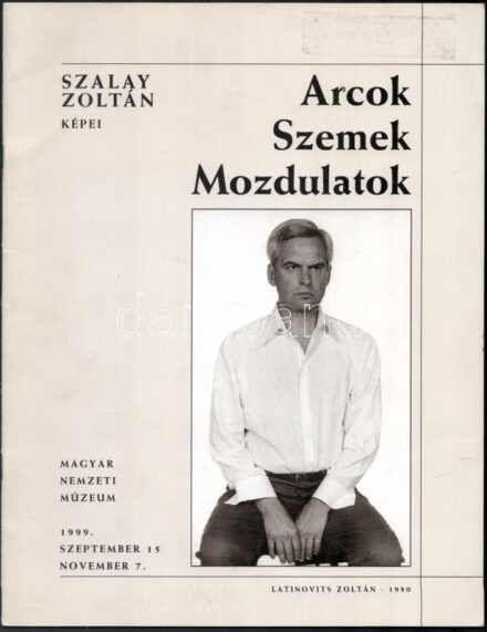 Szalay Zoltán: Arcok, szemek, mozdulatok. - - képei. Bp., 1999., Magyar Nemzeti Múzeum. Gazdag fotóanyaggal illusztrált. Kiadói papírkötésben. Szalay Zoltán (1935- 2017) Táncsics Mihály-díjas fotóriporter, a Magyar Sajtófotó