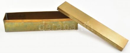Réz ládika fedéllel 40x8x9 cm