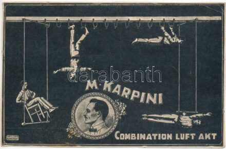 M. Karpini. Combination Luft Akt / Circus acrobat s: Urtz Ottó (vágott / cut)