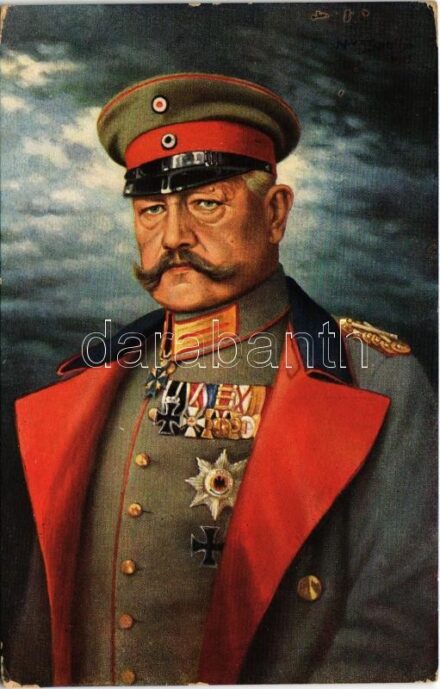 1915 Generalfeldmarschall v. Hindenburg / WWI German military, Field Marshal Hindenburg s: N. v. Sántha (EK)