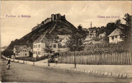 Doboj, general view, castle ruins (EK)