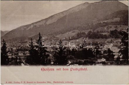Bad Goisern, mit dem Predigtstuhl (EK)
